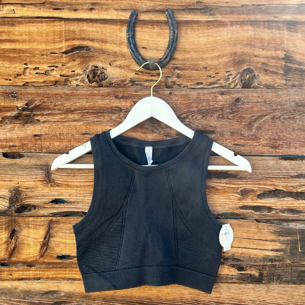 OFFLINE | By Aerie Seamless Longline Sports Bra Black NWT M